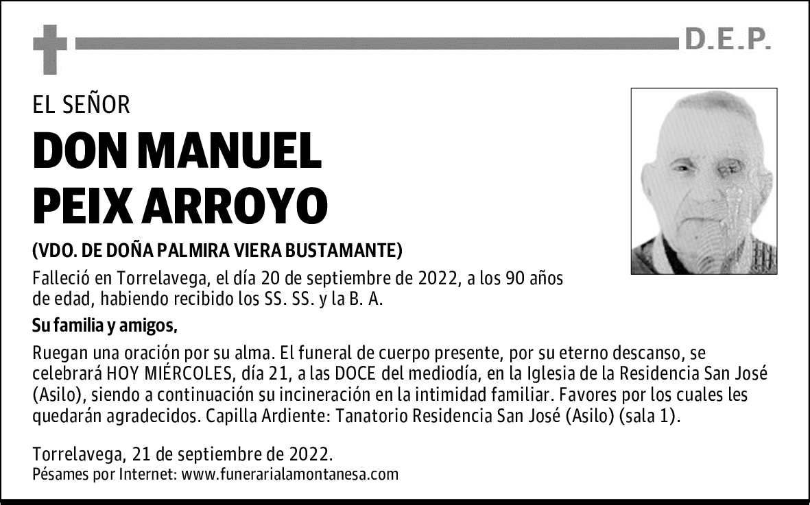 DON MANUEL PEIX ARROYO