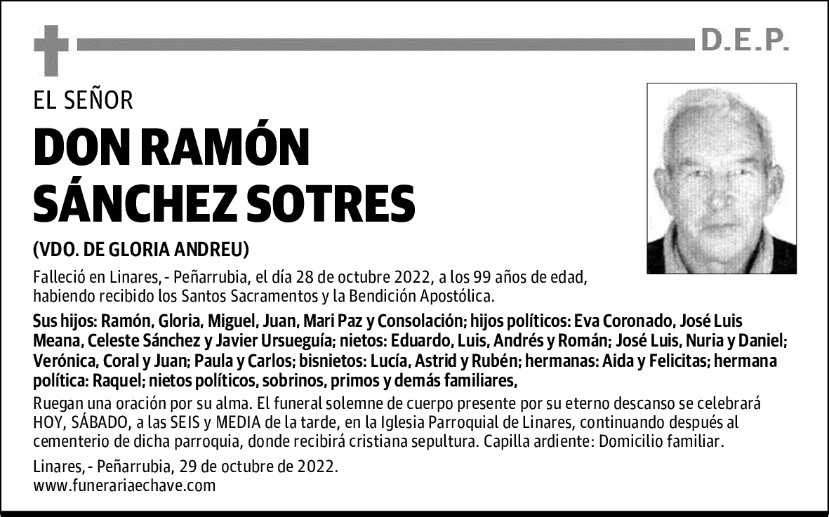 DON RAMÓN SÁNCHEZ SOTRES
