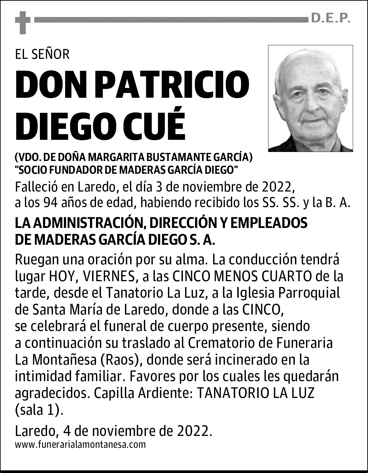 DON PATRICIO DIEGO CUÉ