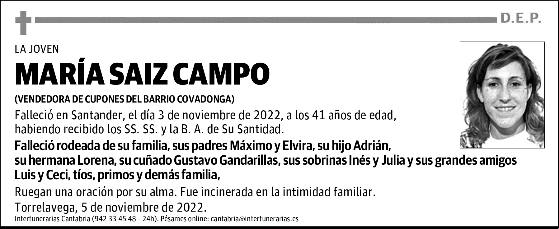 MARÍA SAIZ CAMPO