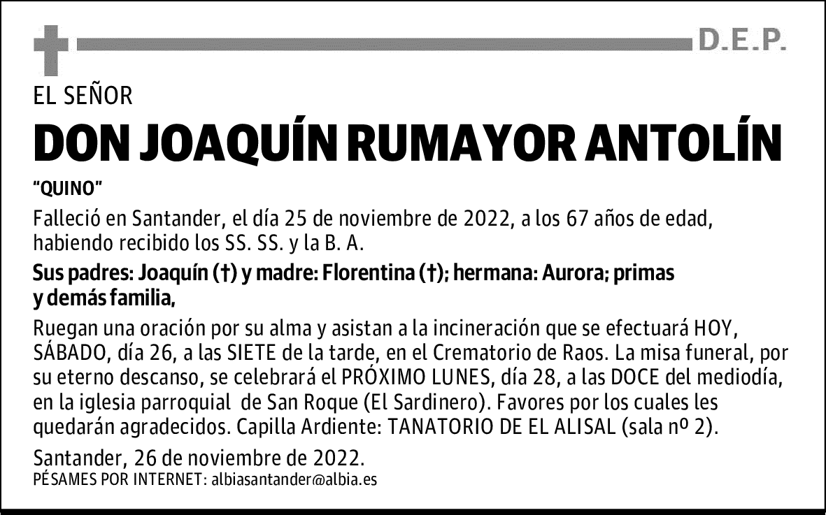DON JOAQUÍN RUMAYOR ANTOLÍN