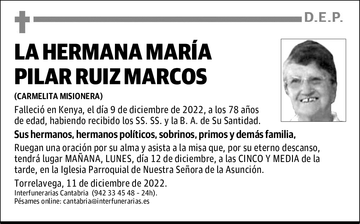 MARÍA PILAR RUIZ MARCOS