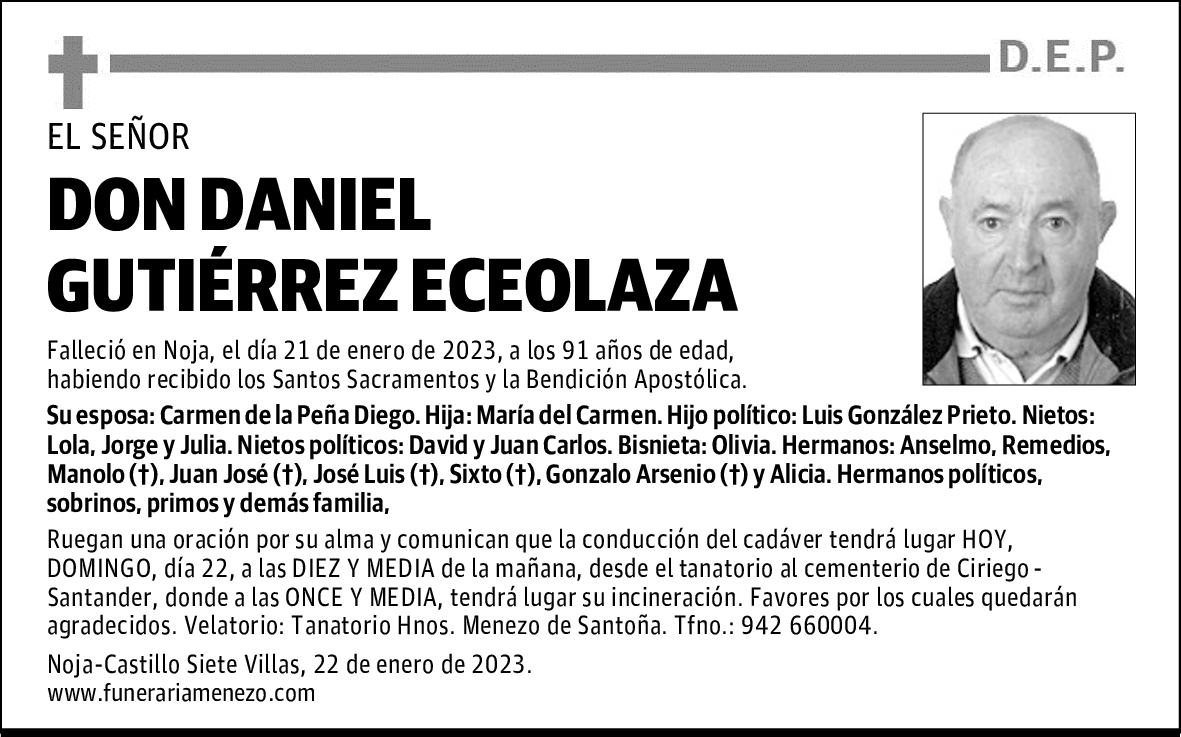 DON DANIEL GUTIÉRREZ ECEOLAZA