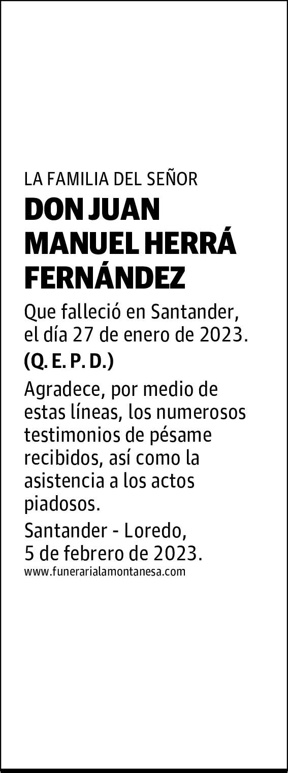 DON JUAN MANUEL HERRÁ FERNÁNDEZ