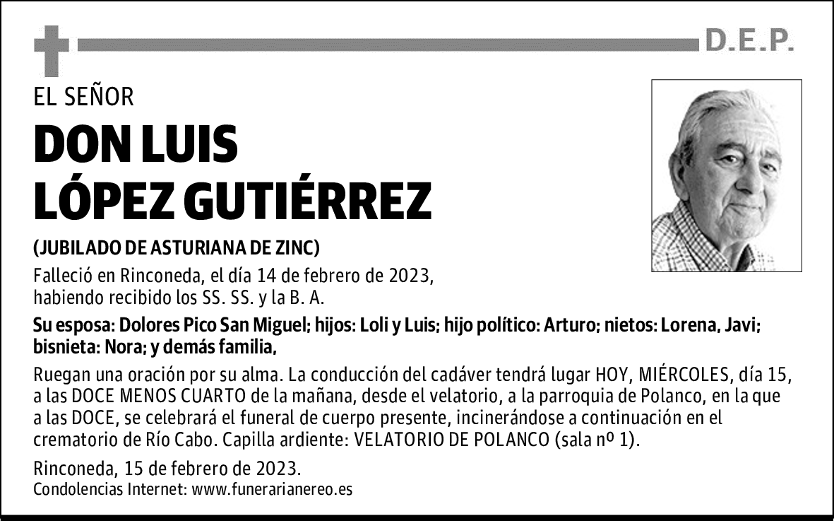 DON LUIS LÓPEZ GUTIÉRREZ