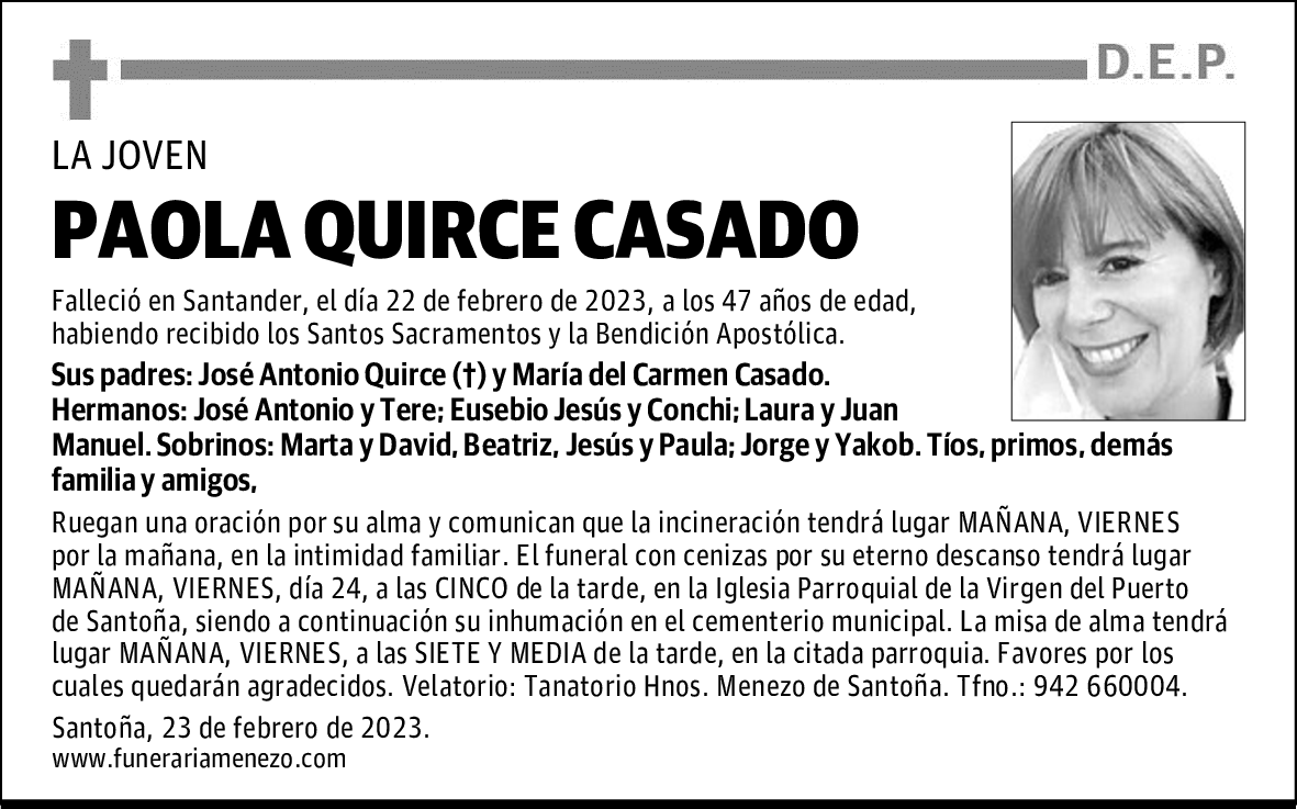 PAOLA QUIRCE CASADO