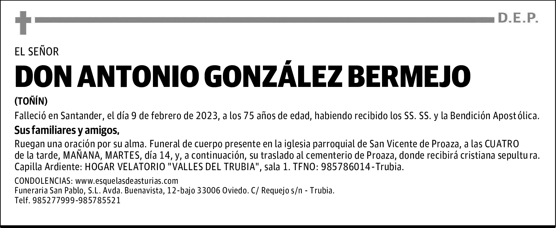 DON ANTONIO GONZÁLEZ BERMEJO