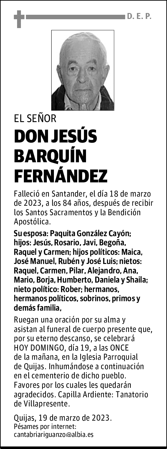 DON JESÚS BARQUÍN FERNÁNDEZ