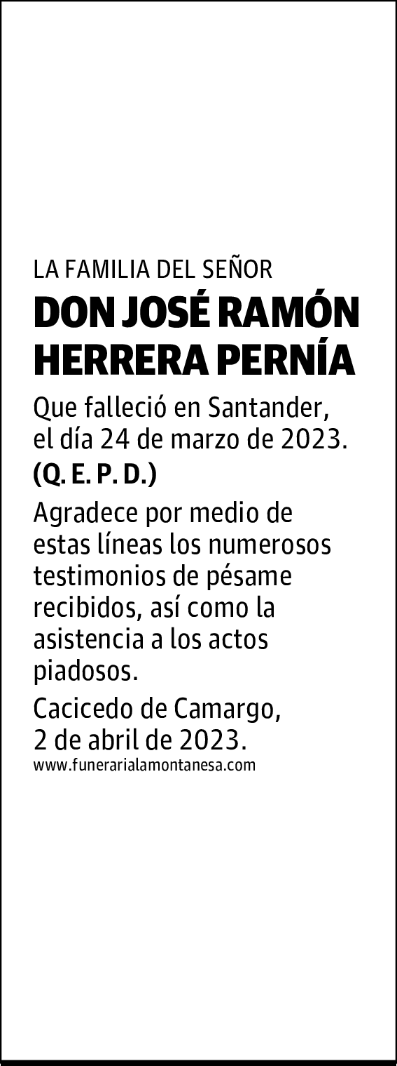 DON JOSÉ RAMÓN HERRERA PERNÍA