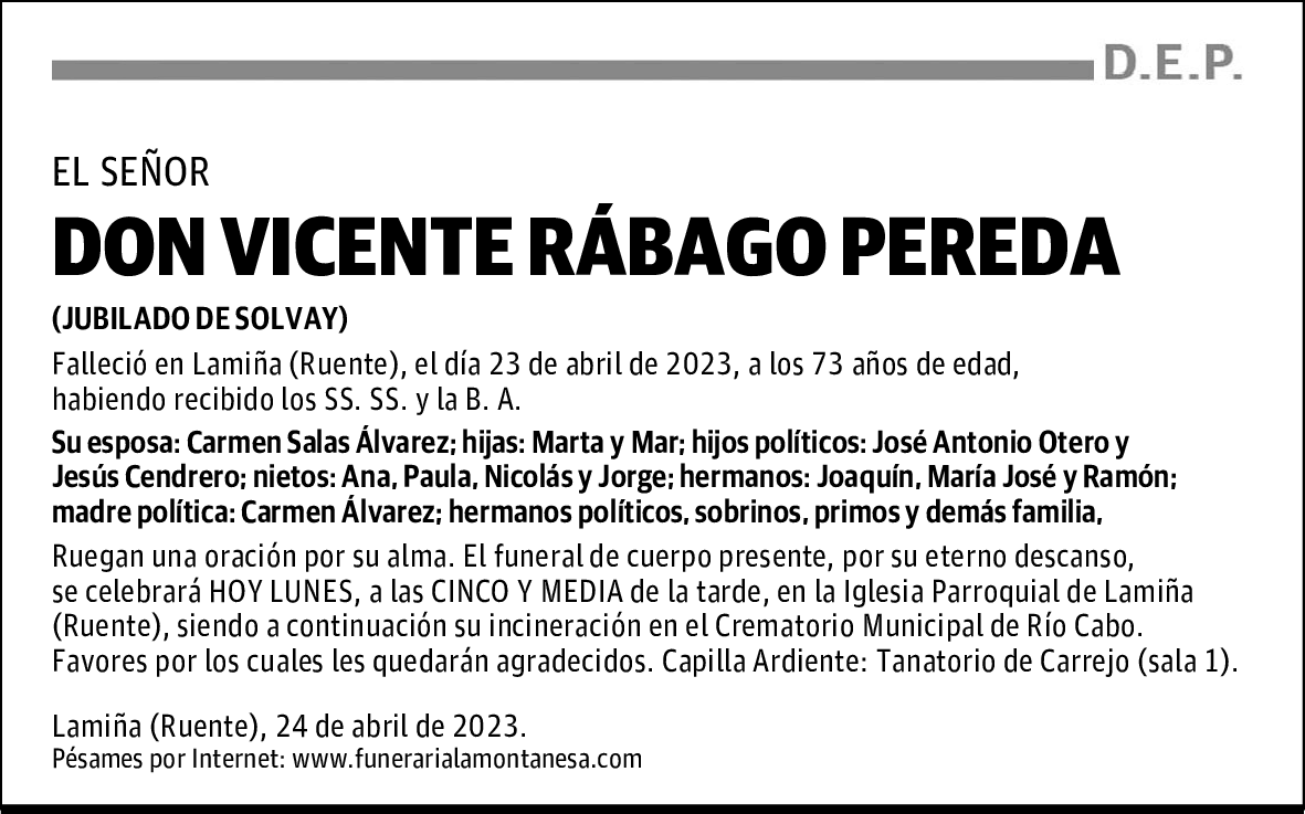 DON VICENTE RÁBAGO PEREDA