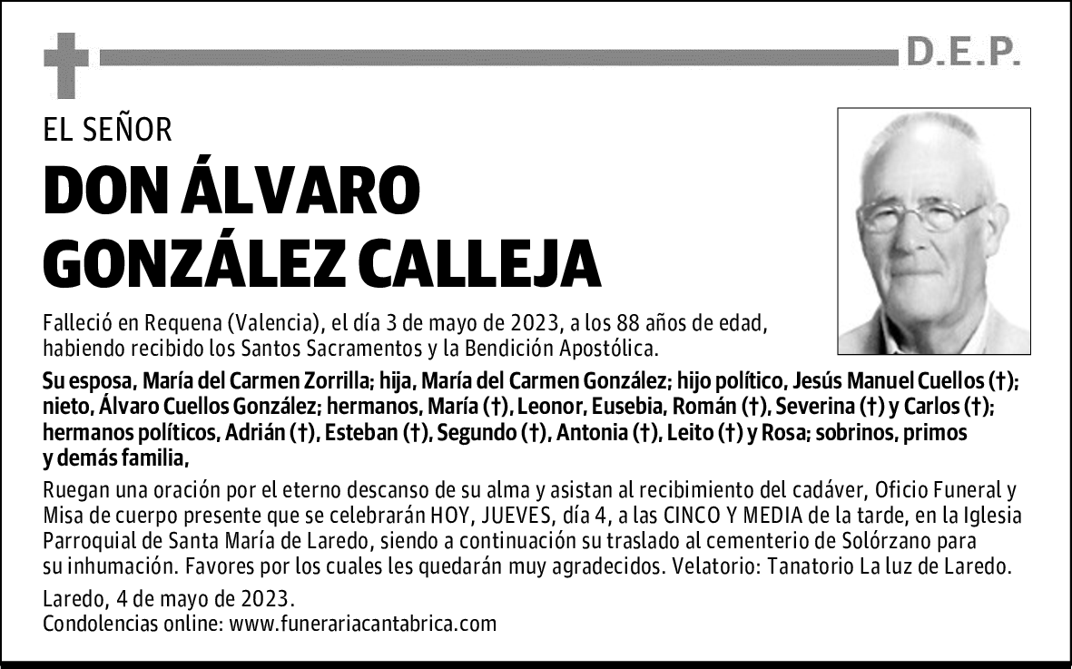 DON ÁLVARO GONZÁLEZ CALLEJA