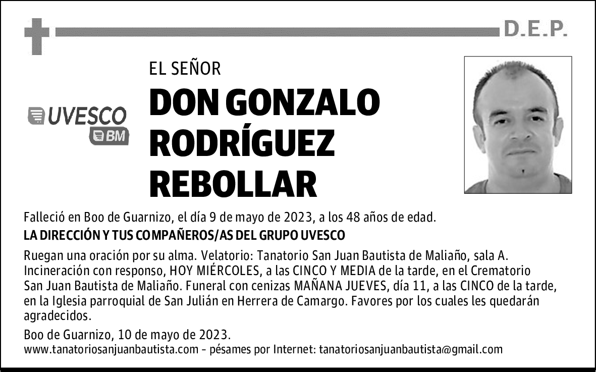 DON GONZALO RODRÍGUEZ REBOLLAR
