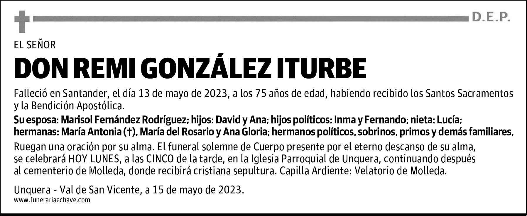 DON REMI GONZÁLEZ ITURBE