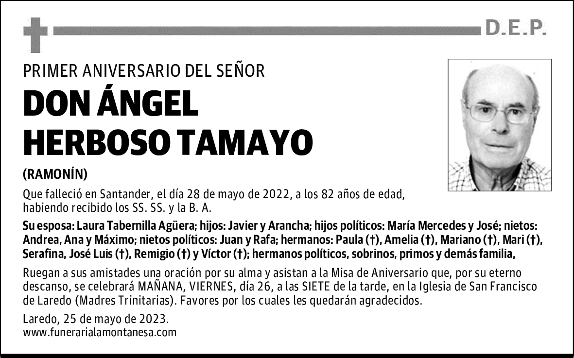 DON ÁNGEL HERBOSO TAMAYO