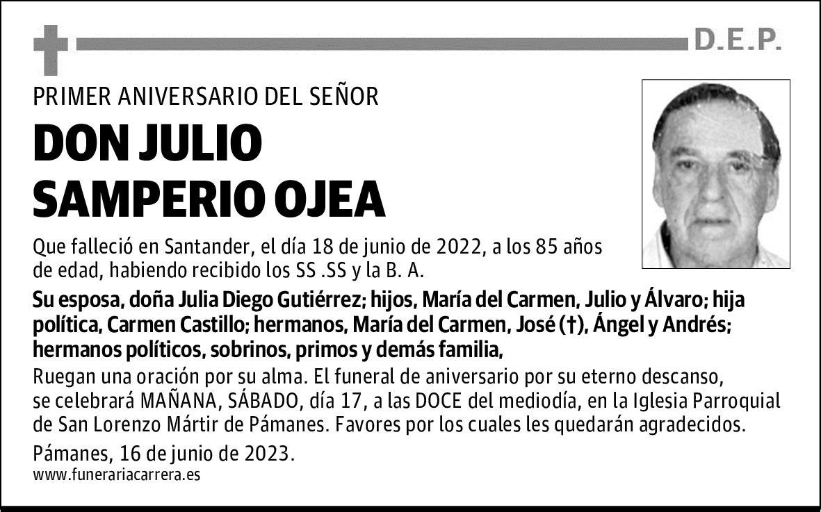 DON JULIO SAMPERIO OJEA