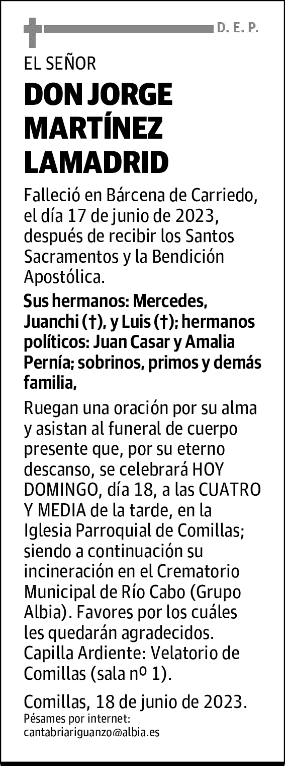 DON JORGE MARTÍNEZ LAMADRID