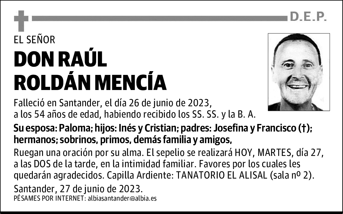 DON RAÚL ROLDÁN MENCÍA