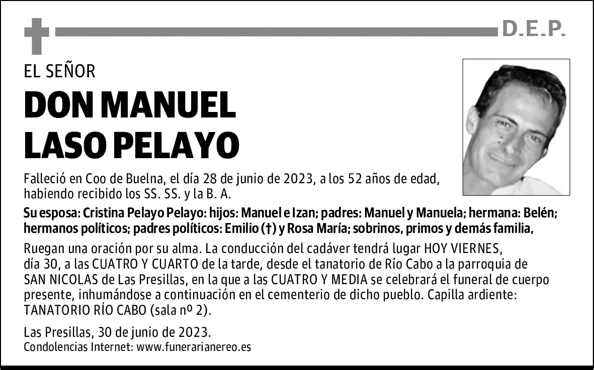 DON MANUEL LASO PELAYO
