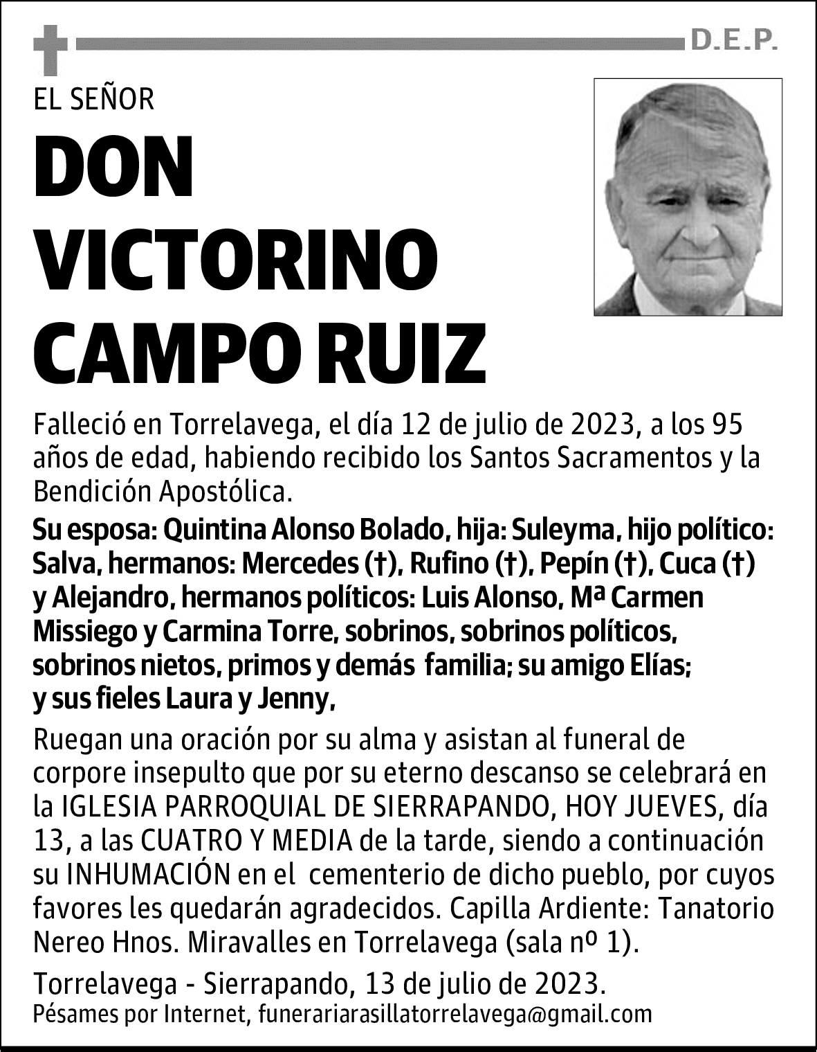 DON VICTORINO CAMPO RUIZ
