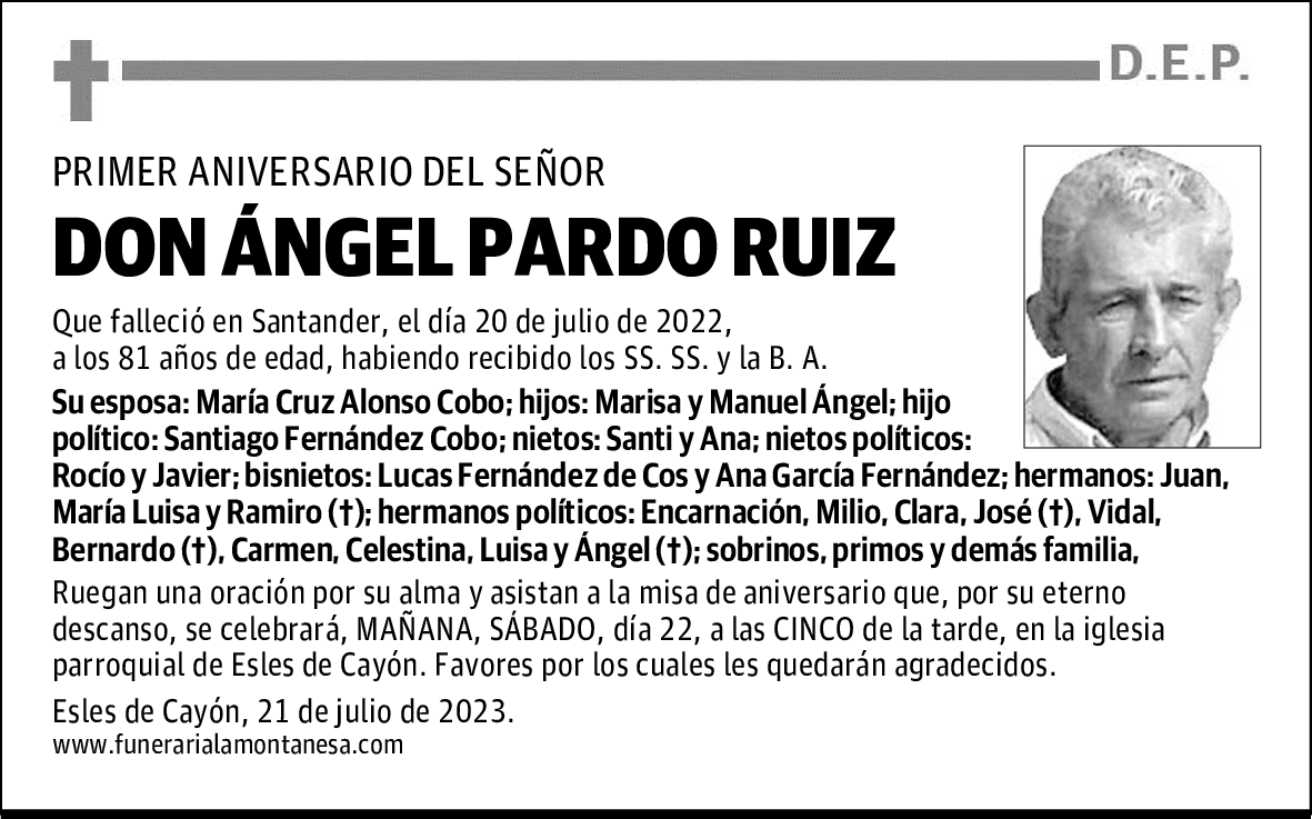 DON ÁNGEL PARDO RUIZ