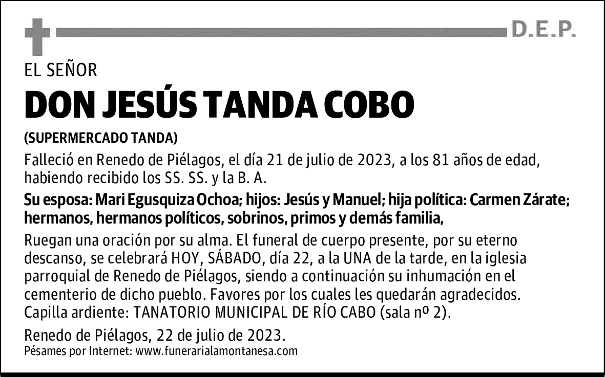 DON JESÚS TANDA COBO