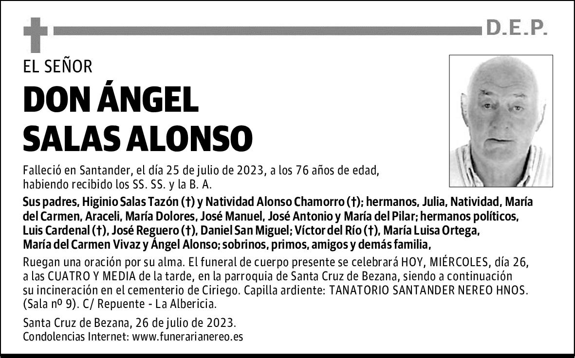DON ÁNGEL SALAS ALONSO