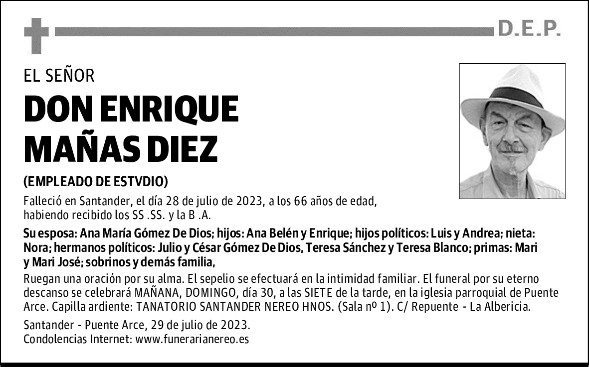 DON ENRIQUE MAÑAS DIEZ