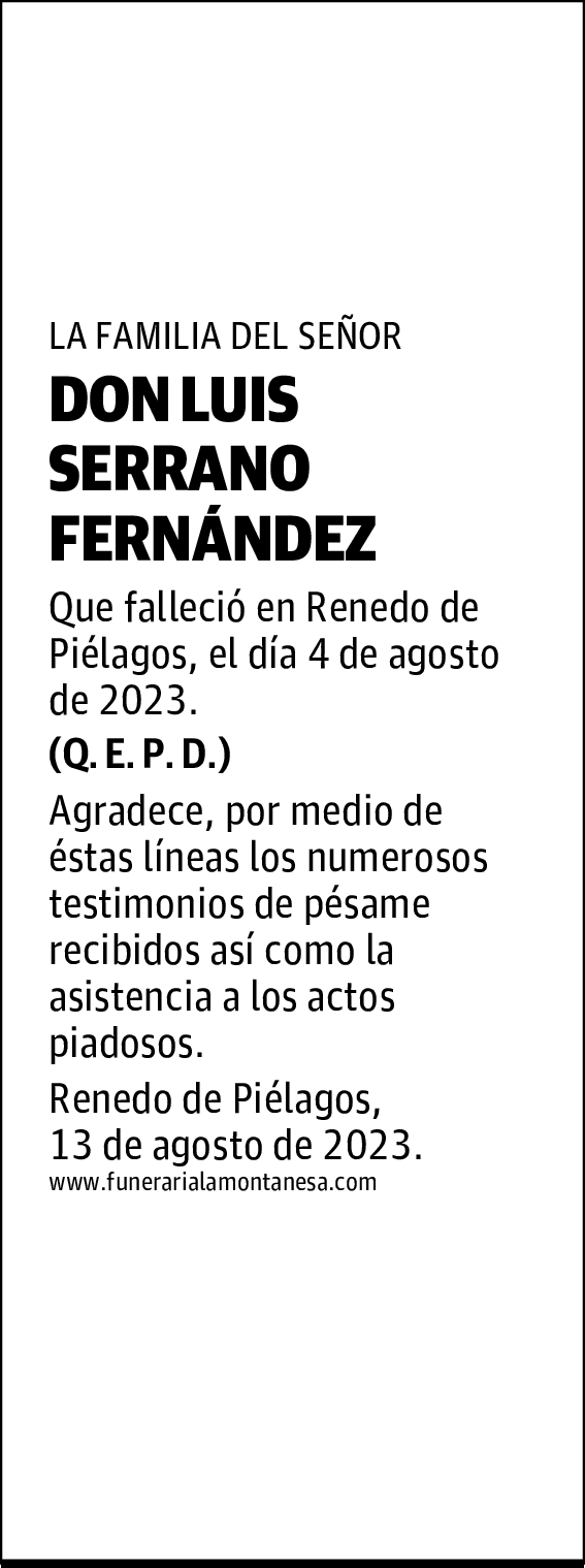 DON LUIS SERRANO FERNÁNDEZ