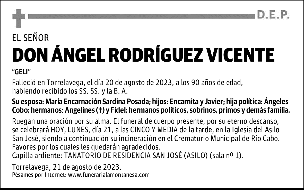 DON ÁNGEL RODRÍGUEZ VICENTE