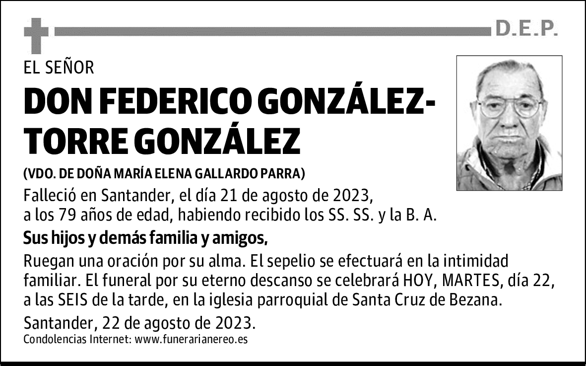 DDON FEDERICO GONZÁLEZ-TORRE GONZÁLEZ