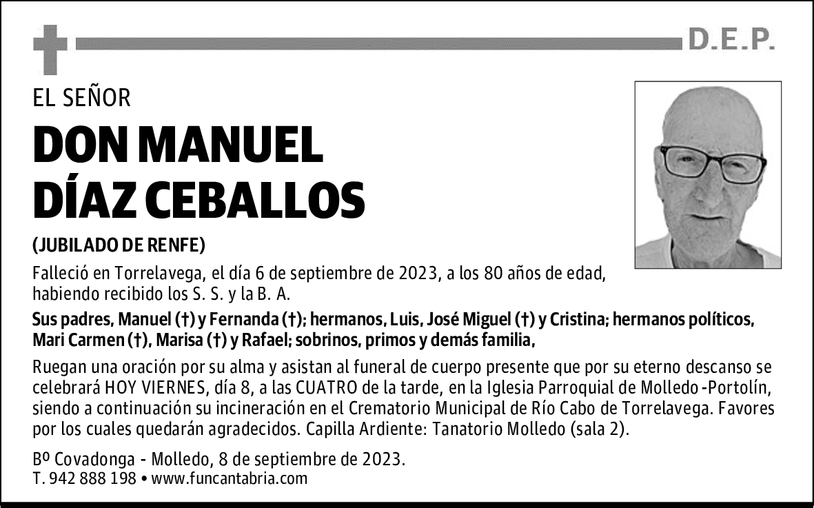 DON MANUEL DÍAZ CEBALLOS