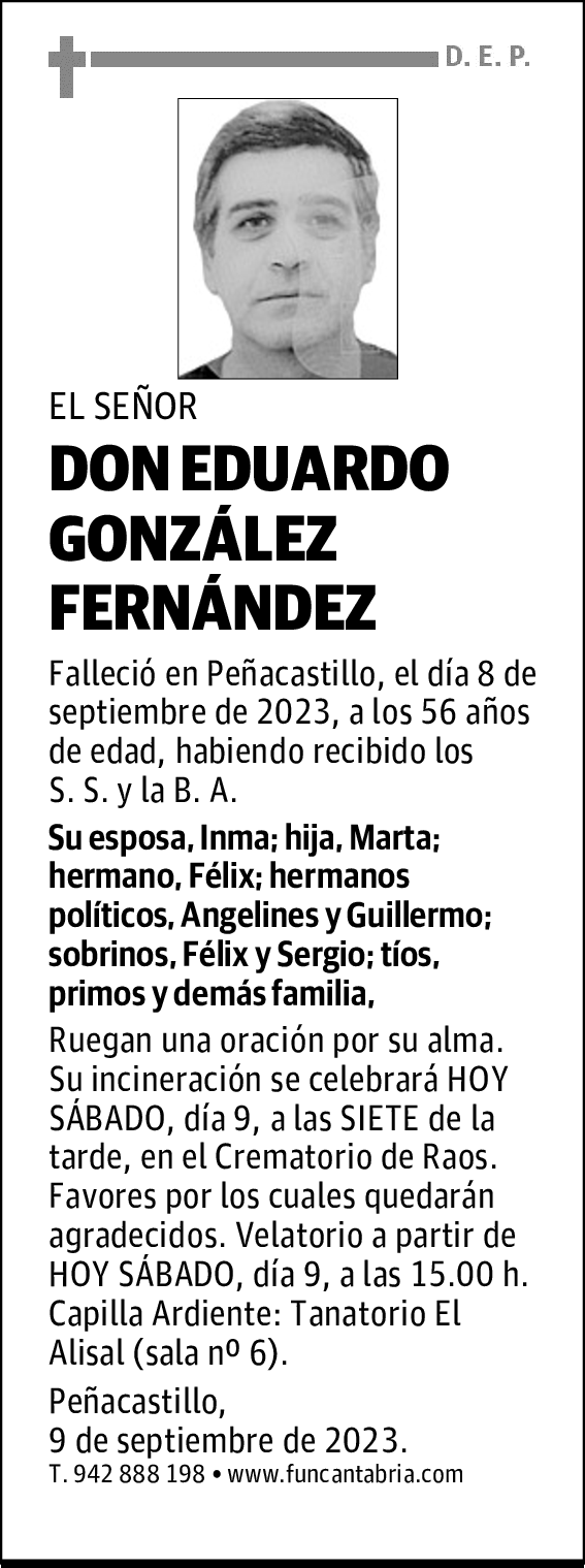 DON EDUARDO GONZÁLEZ FERNÁNDEZ