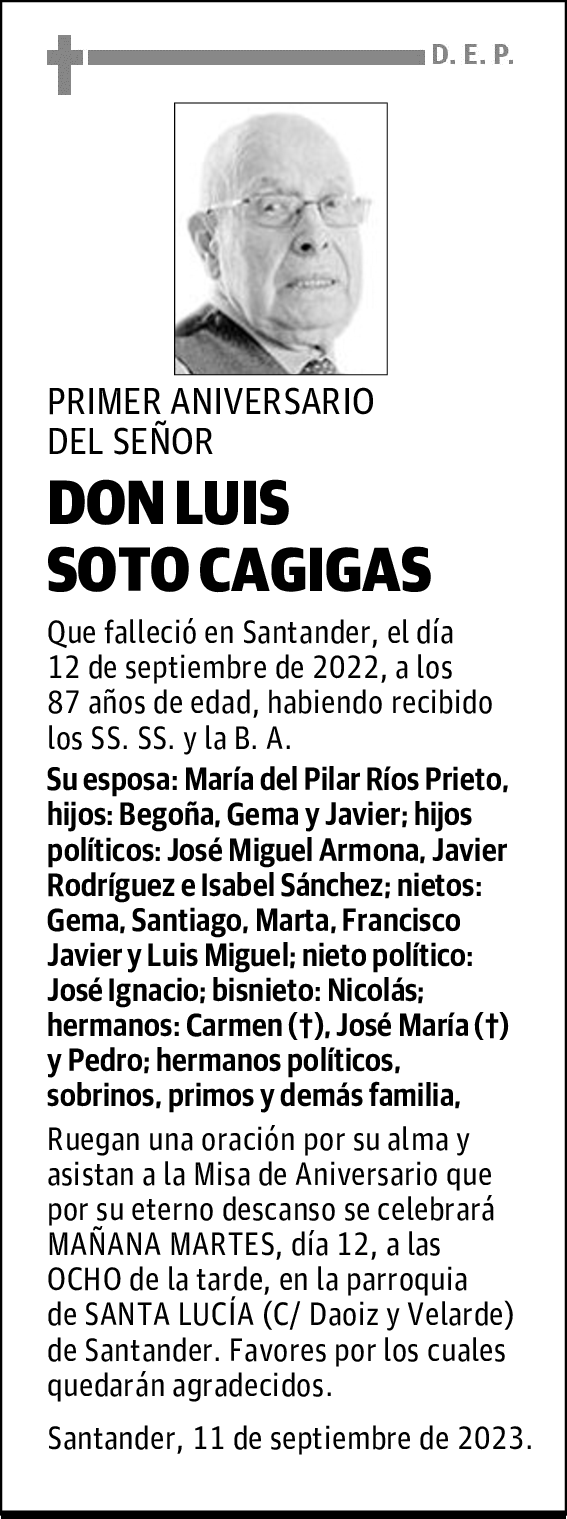 DON LUIS SOTO CAGIGAS