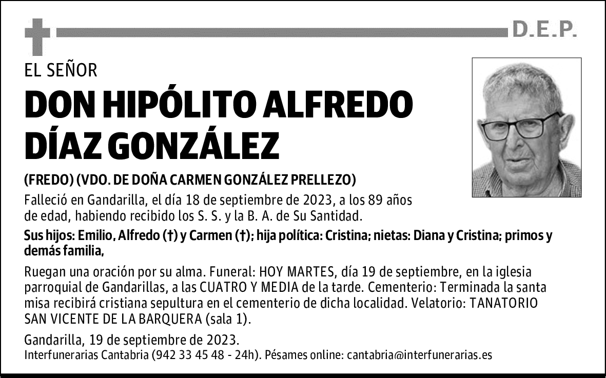 DON HIPÓLITO ALFREDO DÍAZ GONZÁLEZ