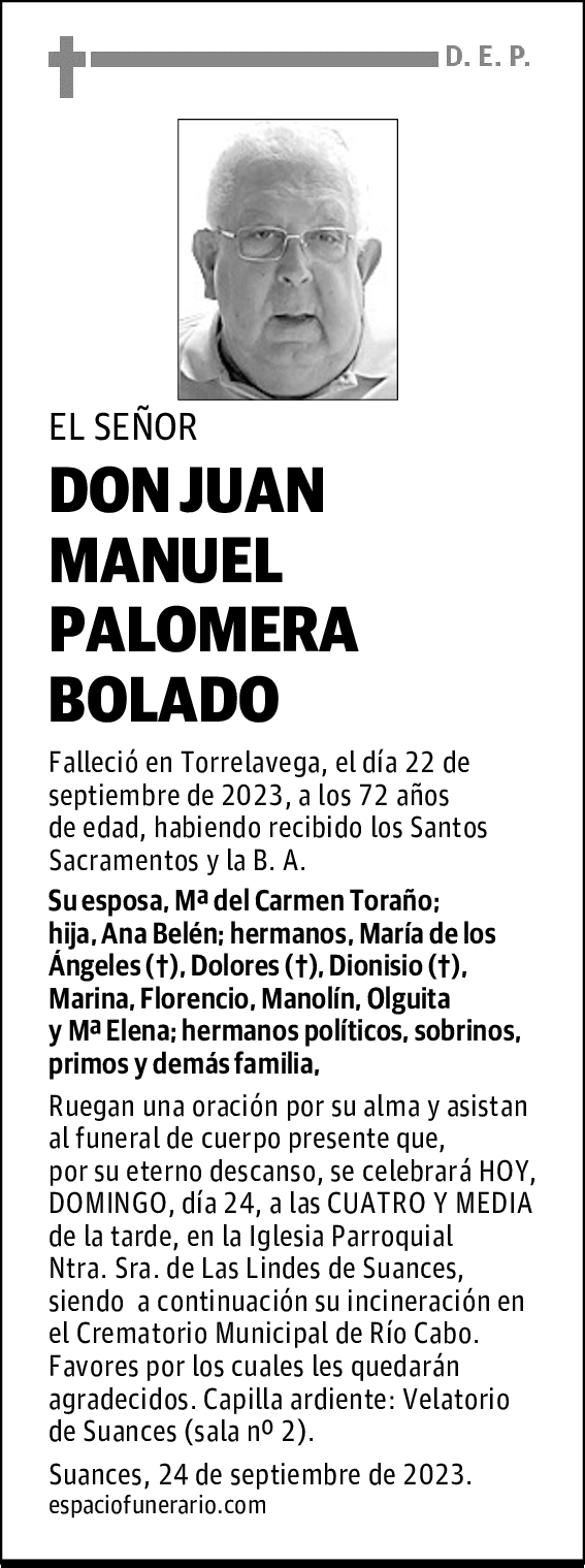 DON JUAN MANUEL PALOMERA BOLADO