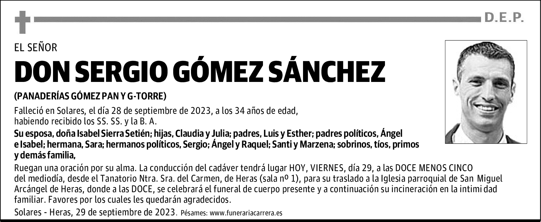 DON SERGIO GÓMEZ SÁNCHEZ