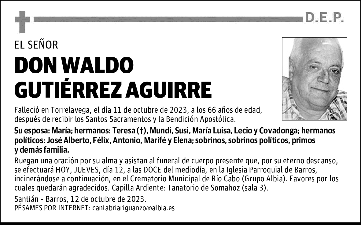 DON WALDO GUTIÉRREZ AGUIRRE