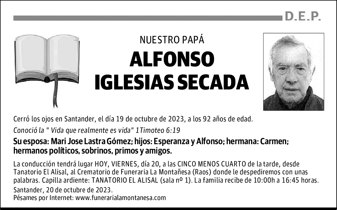 ALFONSO IGLESIAS SECADA