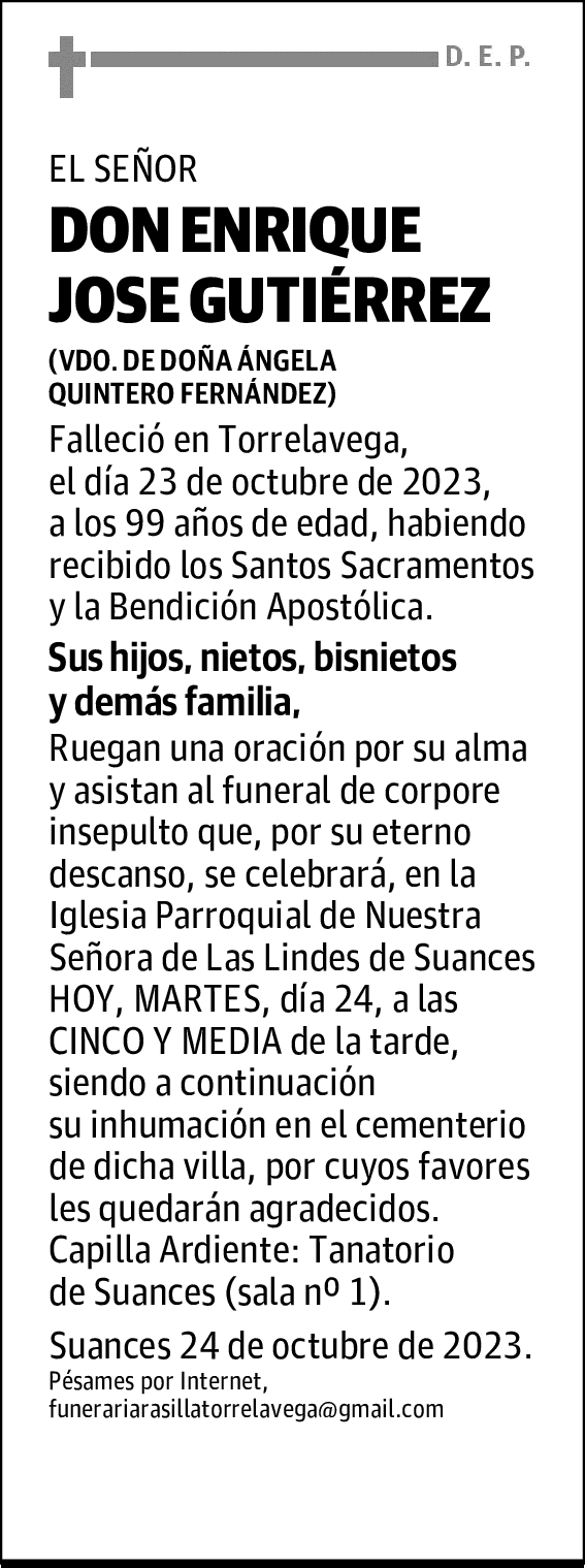 DON ENRIQUE JOSE GUTIÉRREZ