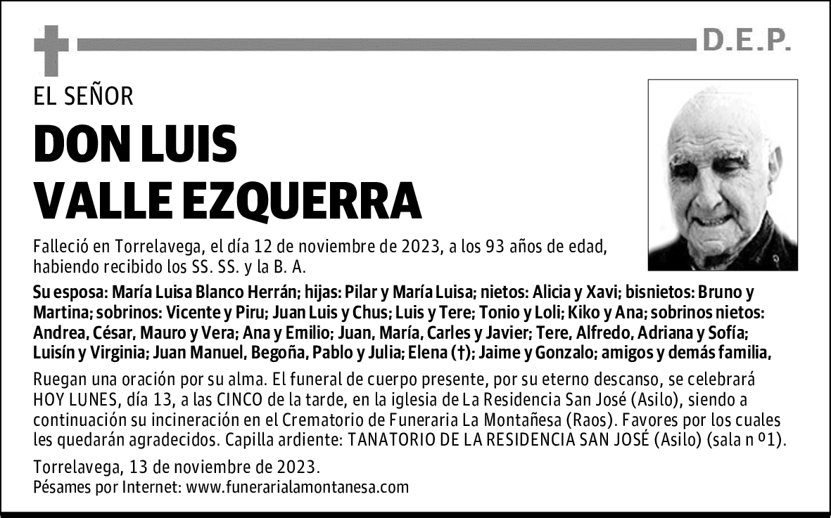 DON LUIS VALLE EZQUERRA