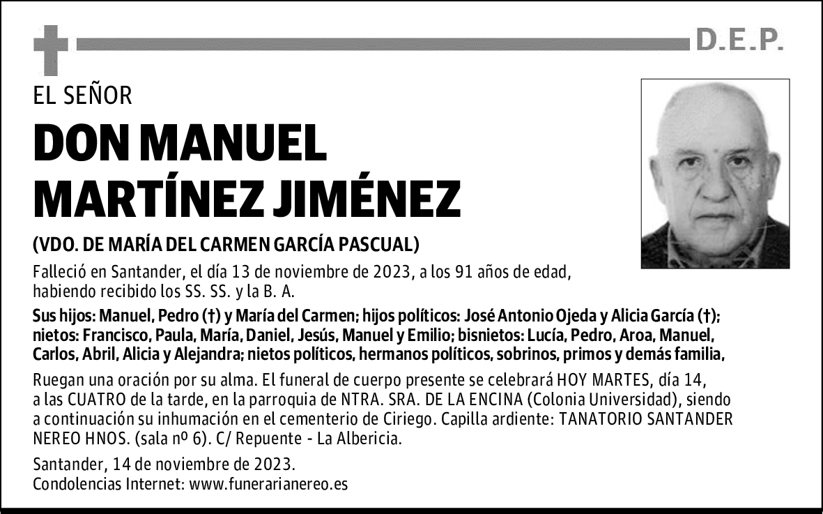DON MANUEL MARTÍNEZ JIMÉNEZ