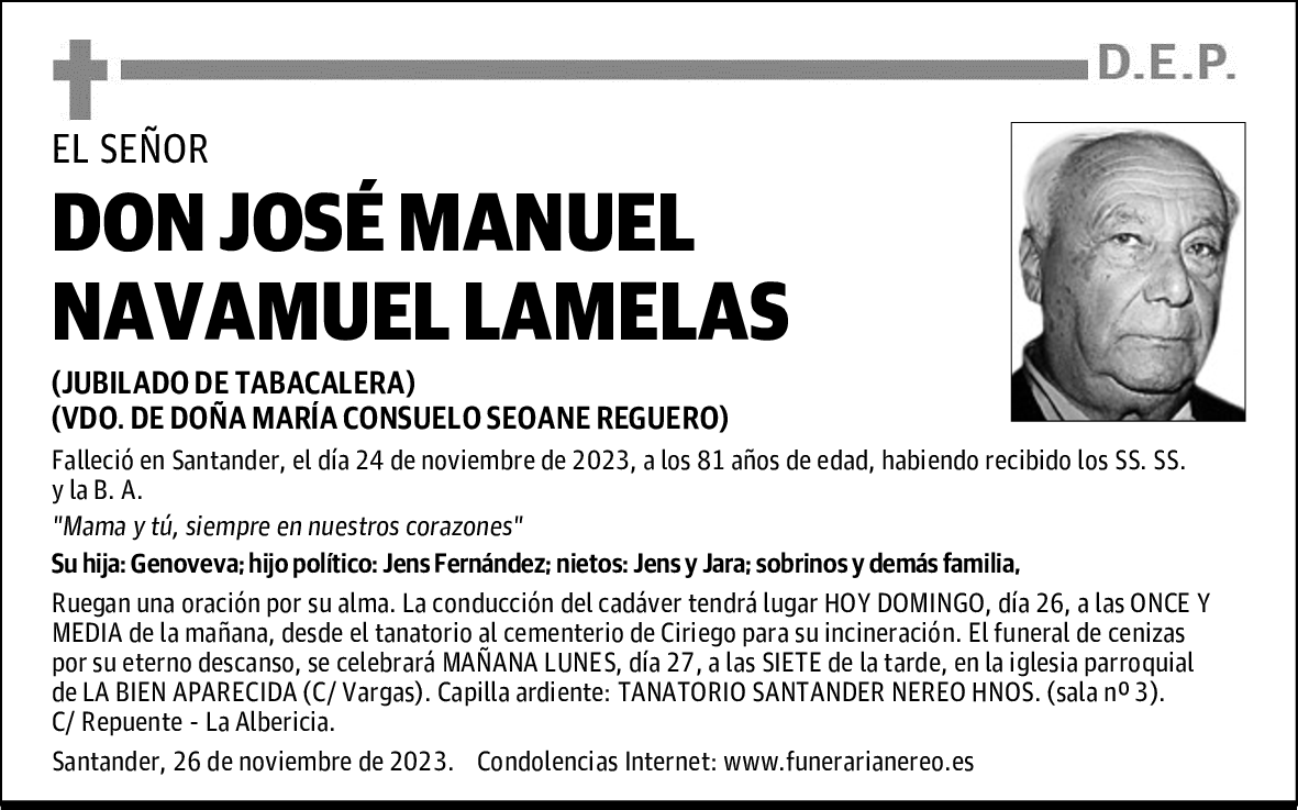 DON JOSÉ MANUEL NAVAMUEL LAMELAS