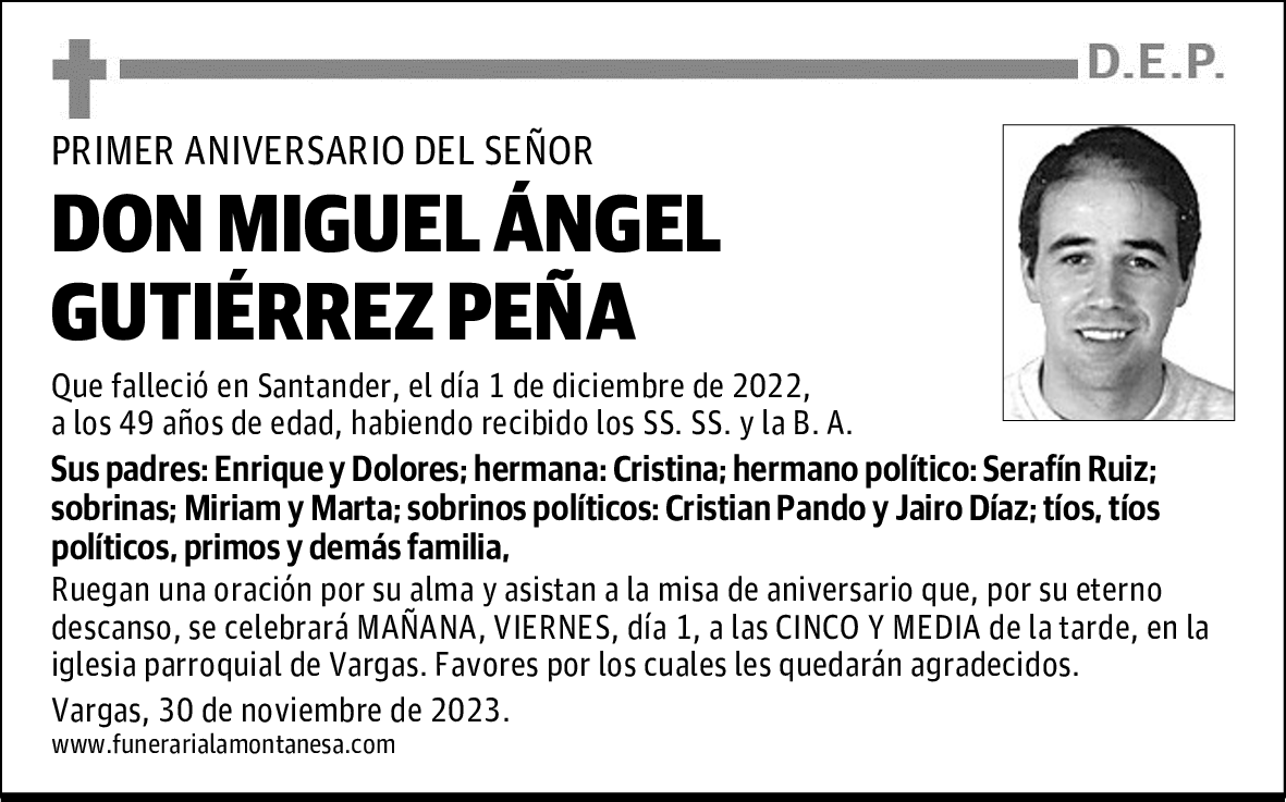 DON MIGUEL ÁNGEL GUTIÉRREZ PEÑA