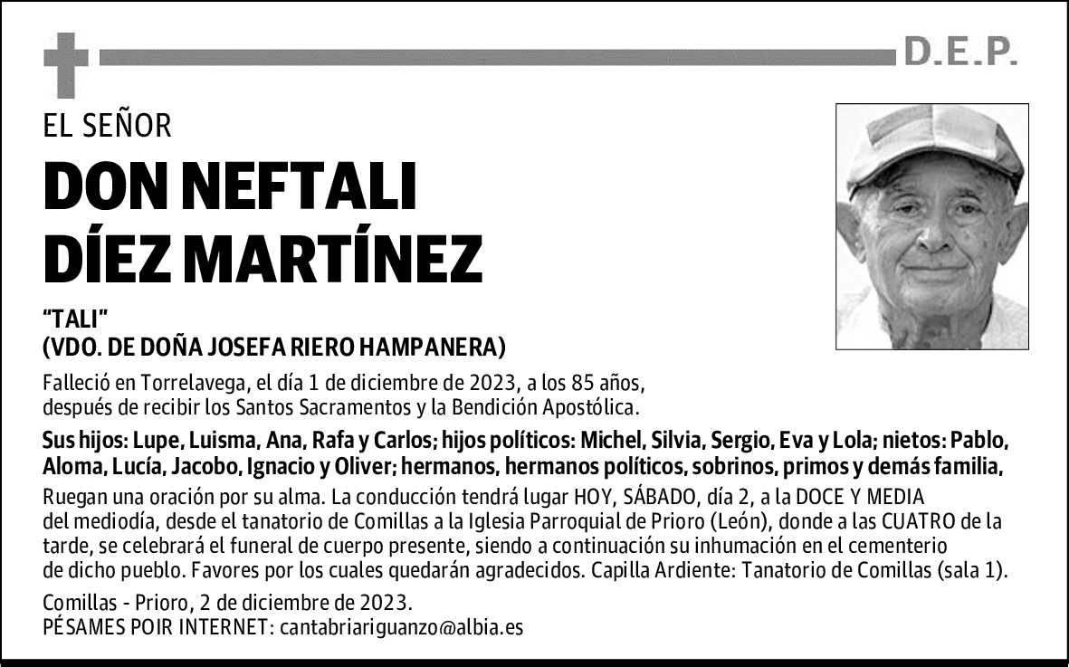 DON NEFTALI DÍEZ MARTÍNEZ