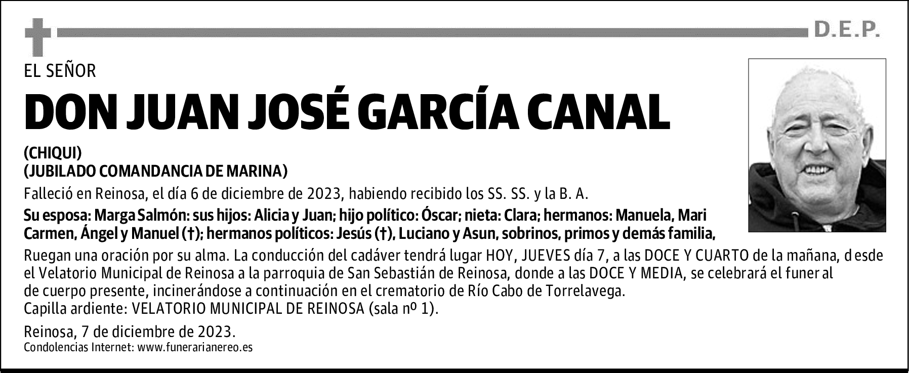 DON JUAN JOSÉ GARCÍA CANAL