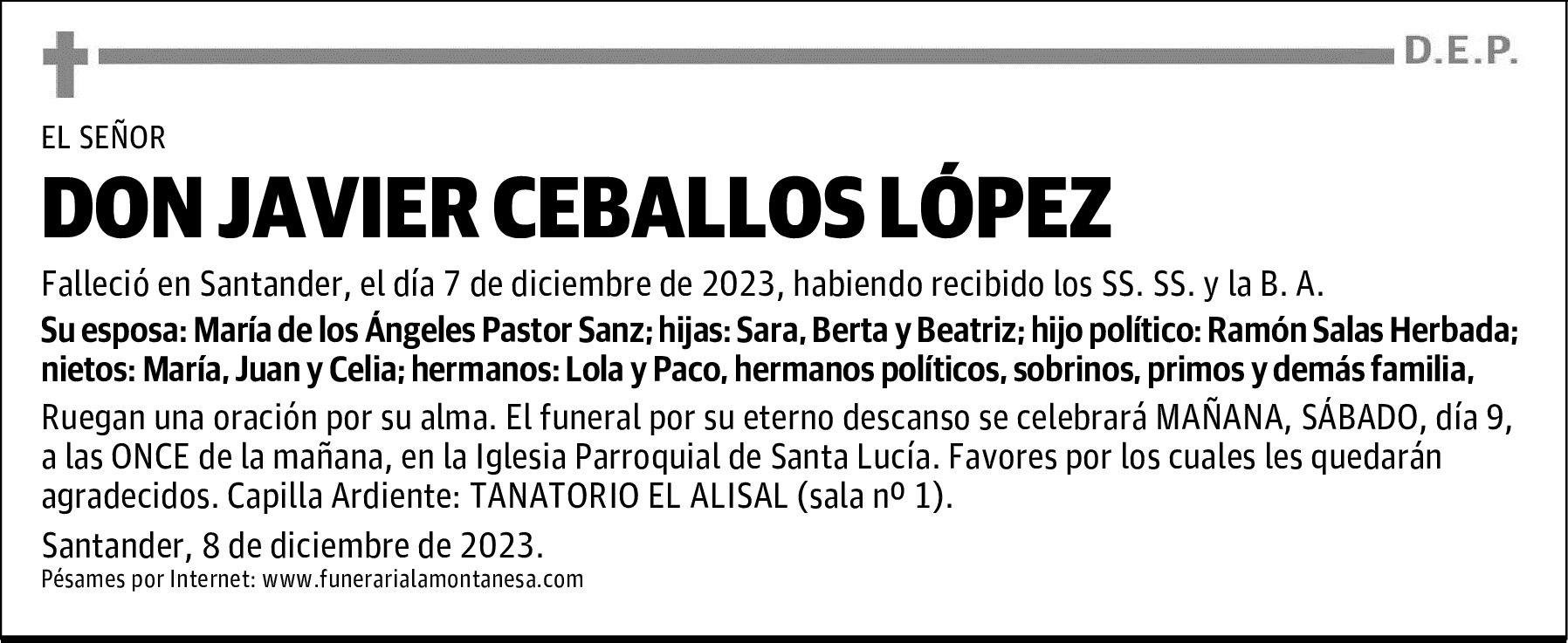 DON JAVIER CEBALLOS LÓPEZ