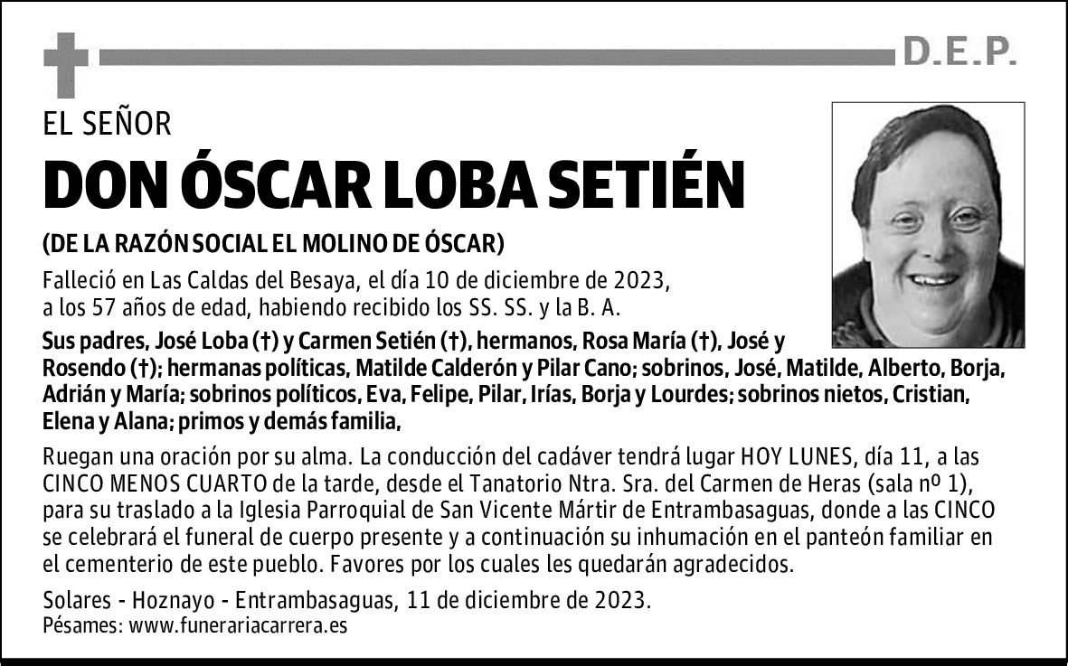 DON ÓSCAR LOBA SETIÉN