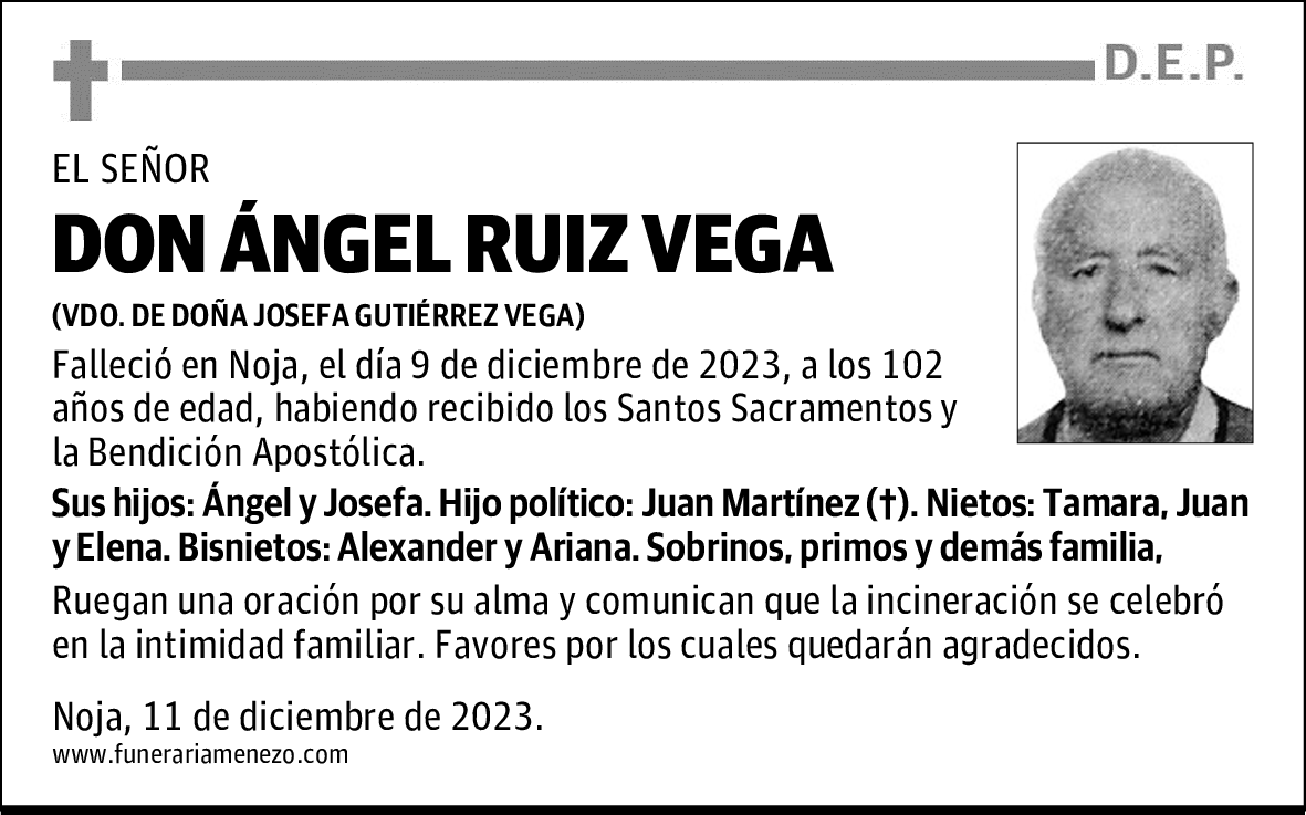 DON ÁNGEL RUIZ VEGA