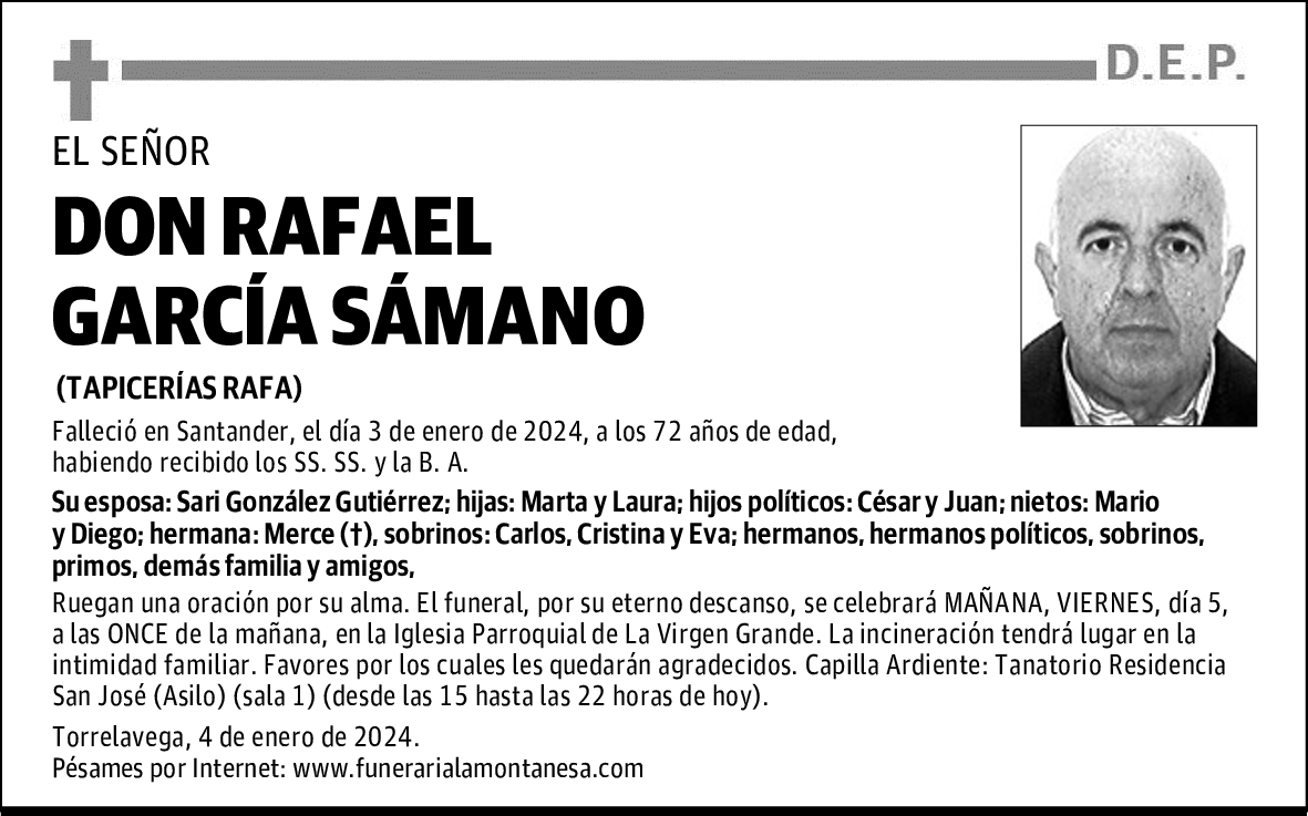 DON RAFAEL GARCÍA SÁMANO