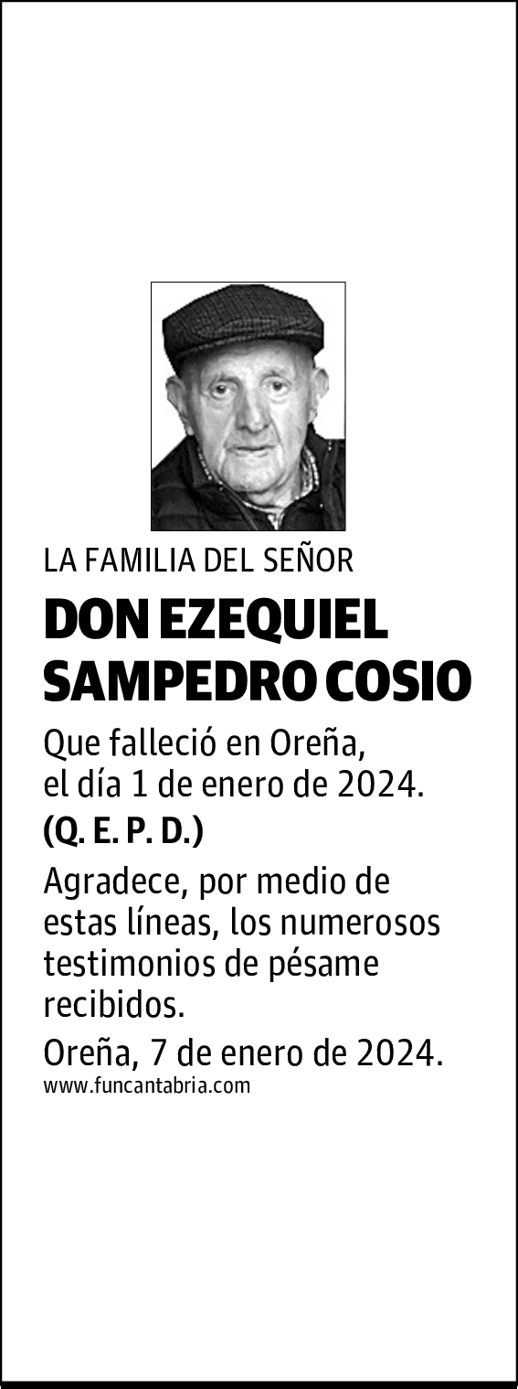 DON EZEQUIEL SAMPEDRO COSÍO